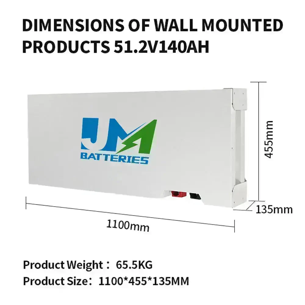 51.2V 140ah Stackable Lithium Battery Pack LiFePO4 Rechargeable Battery Solar Home Lithium Ion Battery - Image 6