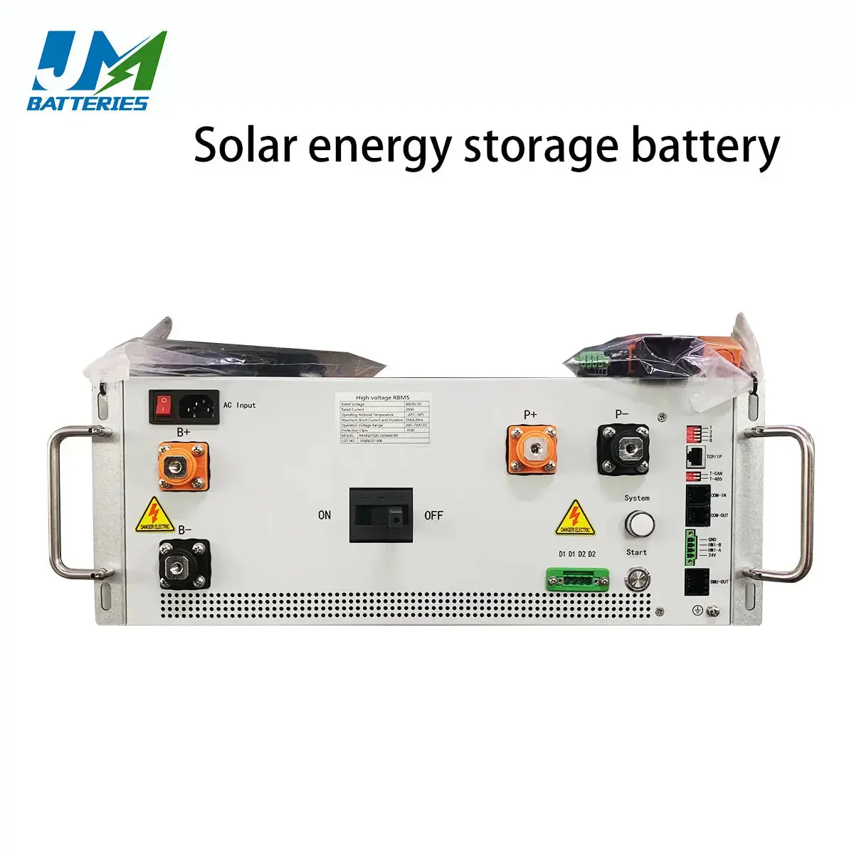 OEM 461V 280ah High Voltage Solar System Battery - Image 4
